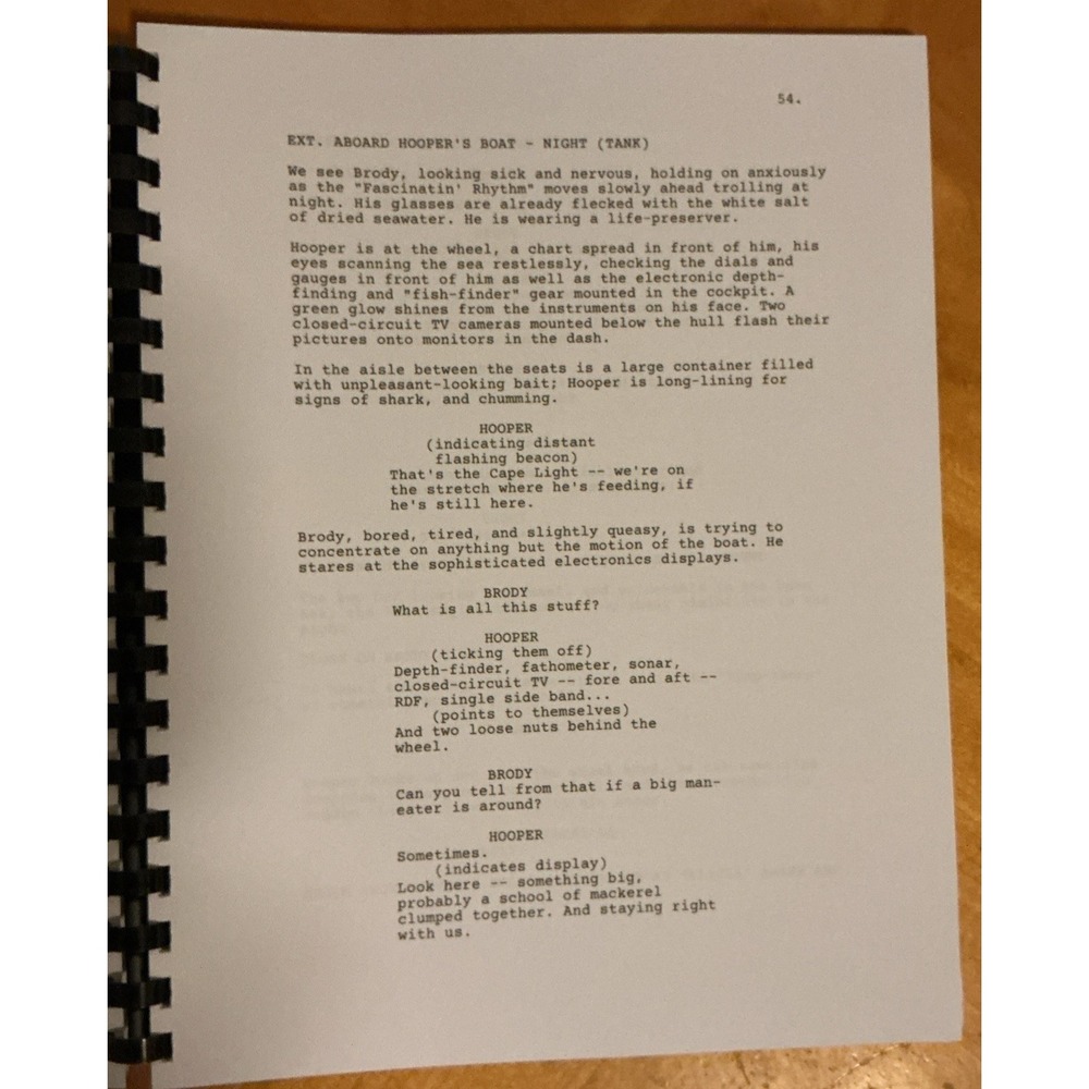 Jaws Movie Signed Autographed Full Script Reprint‎ - Picture 6 of 7